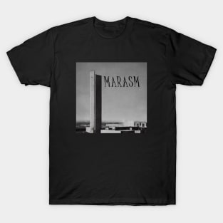 MARASM Brutalist Tower print T-Shirt